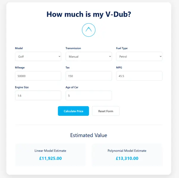 Used Vehicle Price Predictor